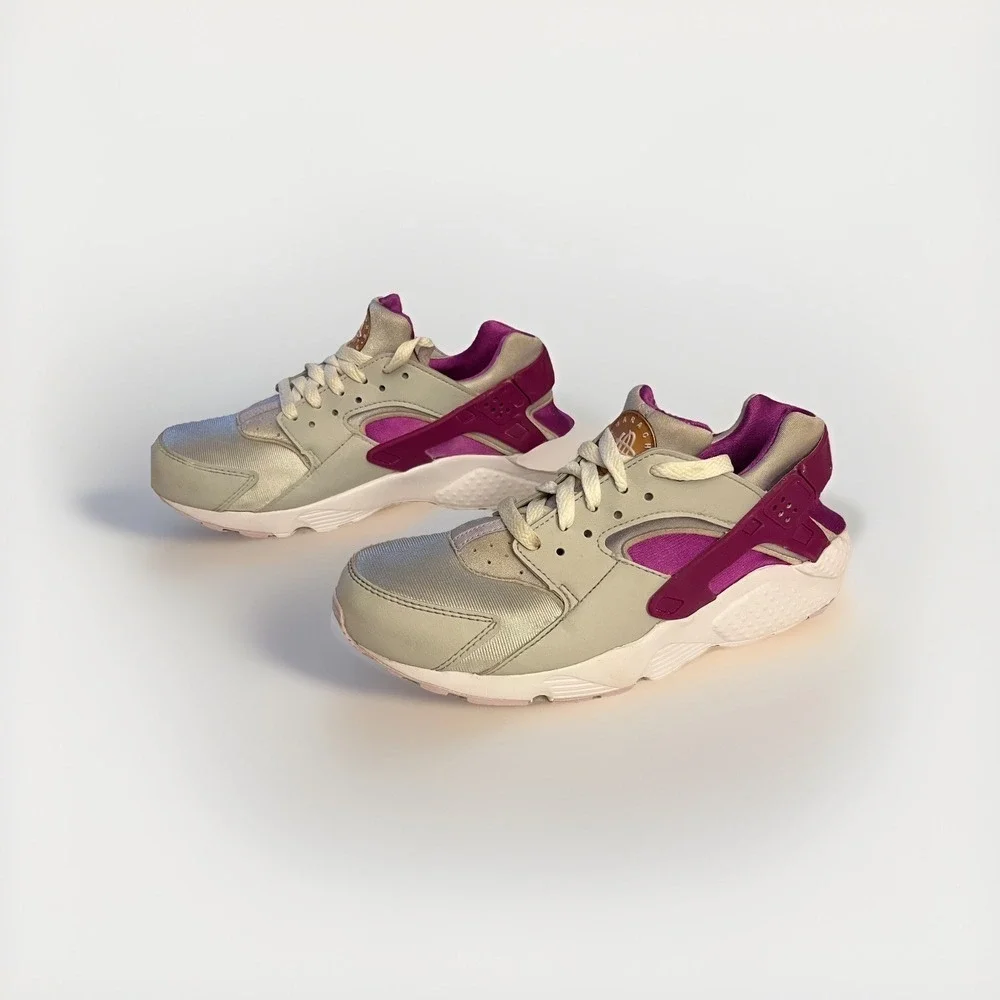 Nike Shoes Youth 7 Womens 8 -9 Huarache Run GS Sneakers 654275046 Gray Purple
